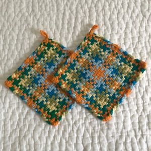 Colorful High-Quality Handmade Loomed Potholder